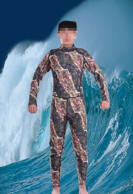 camo wetsuit